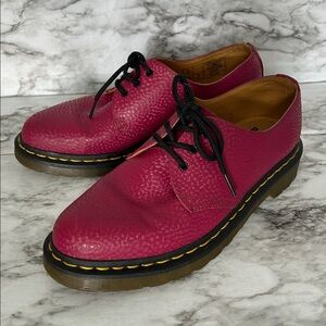 Dr. Martens Fuchsia Leather Women's Loafers